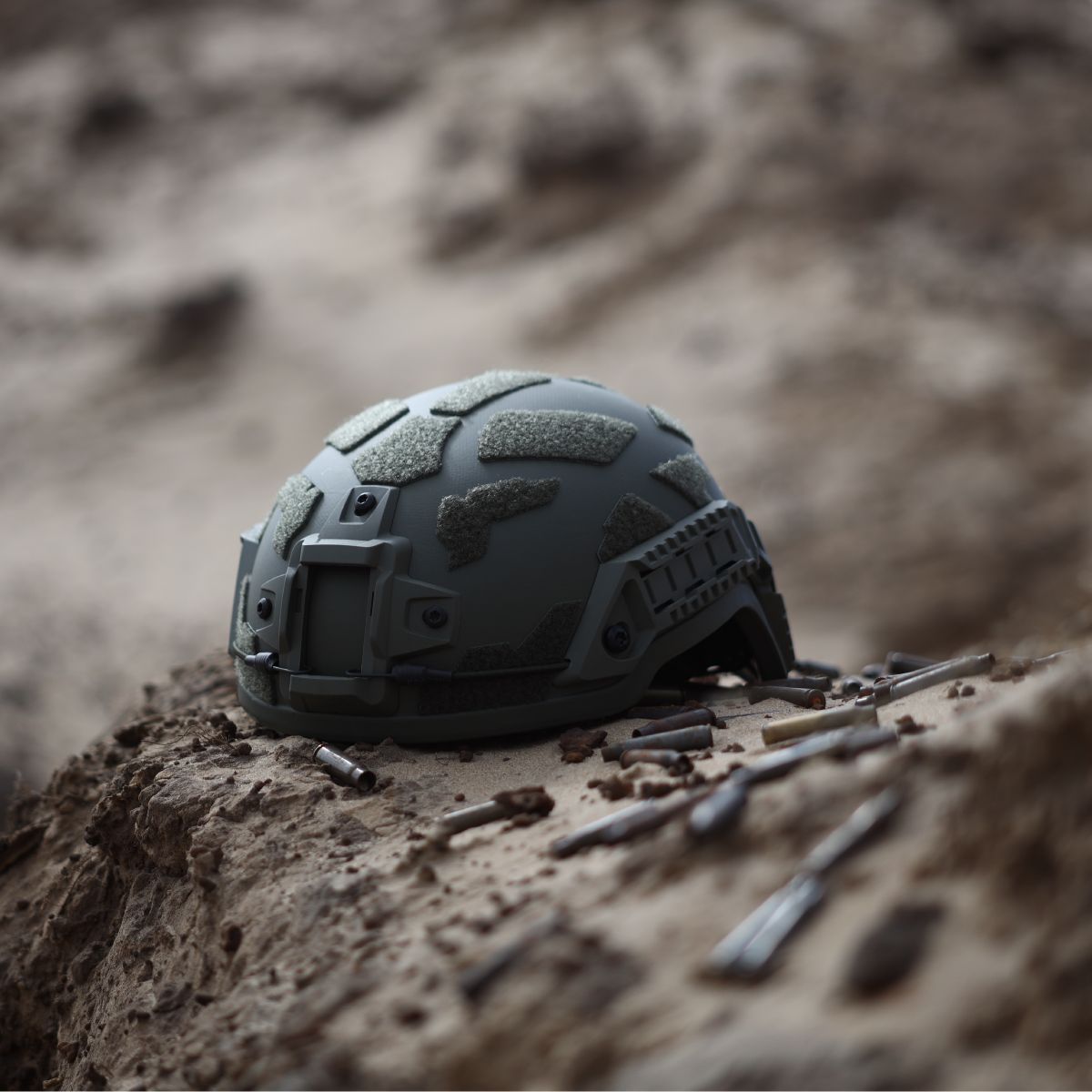 Кевларовый шлем ARCH Helmet (ECH) олива. Размер M 3