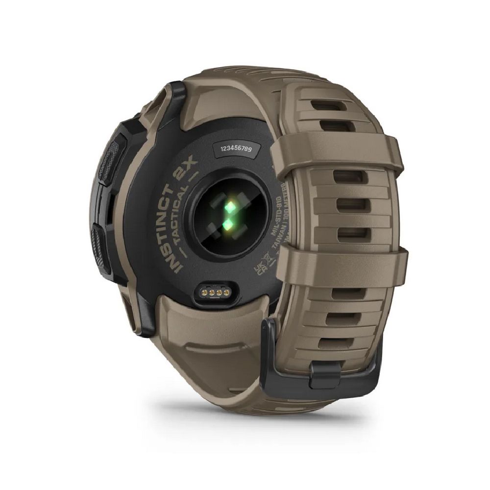 Часы-навигатор тактический Garmin Instinct 2X Solar Tactical (США). Койот 2