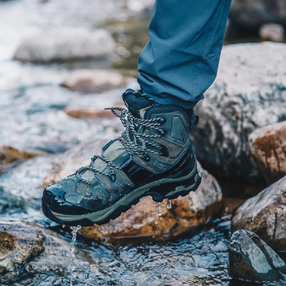 Черевики Salomon Quest 4 Gore-tex. Зелені / Олива / Olive Night 4
