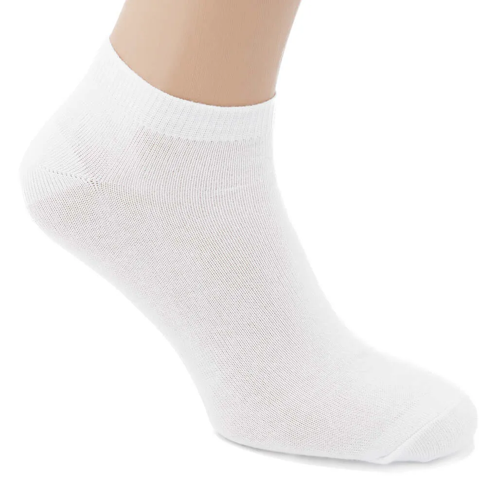 Літні повсякденні шкарпетки Leo Short Leostep Cotton. Низькі. Білі 2