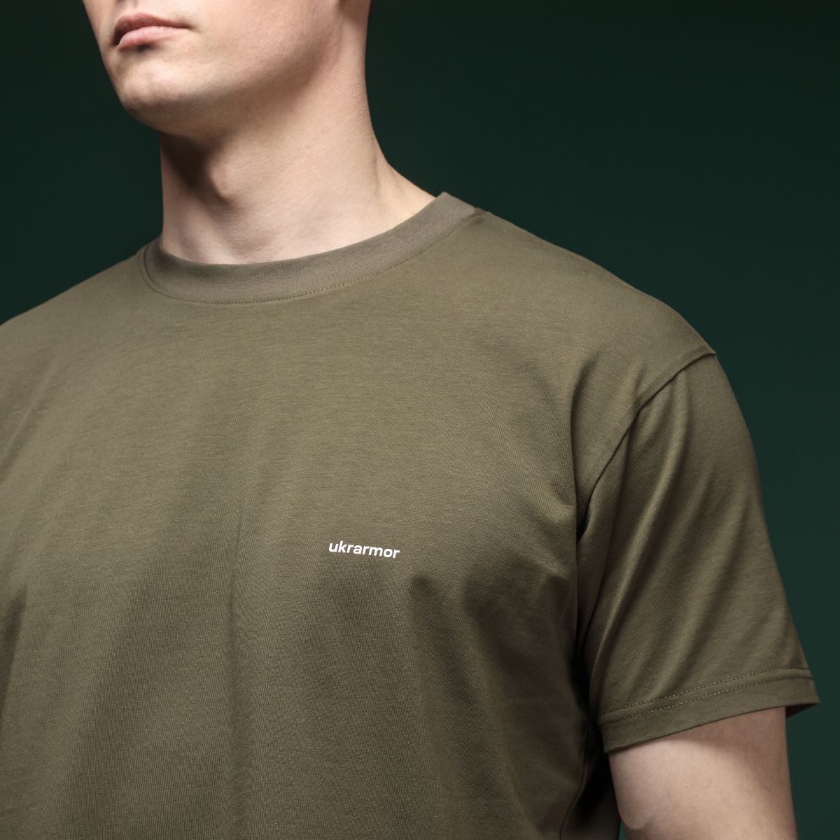 Комплект футболок Basic Military T-shirt. Cotton\Elastane, черный - олива 7