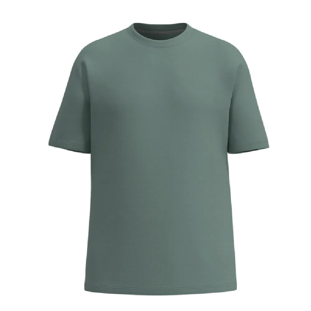 Футболка Men's Set Oversize Fit U-neck. Cotton. Сіро-зелений 2