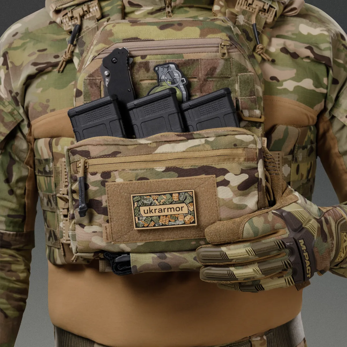 Підсумок MagPlus (AK/AR + Адмін). Cordura 600D. Мультикам 6