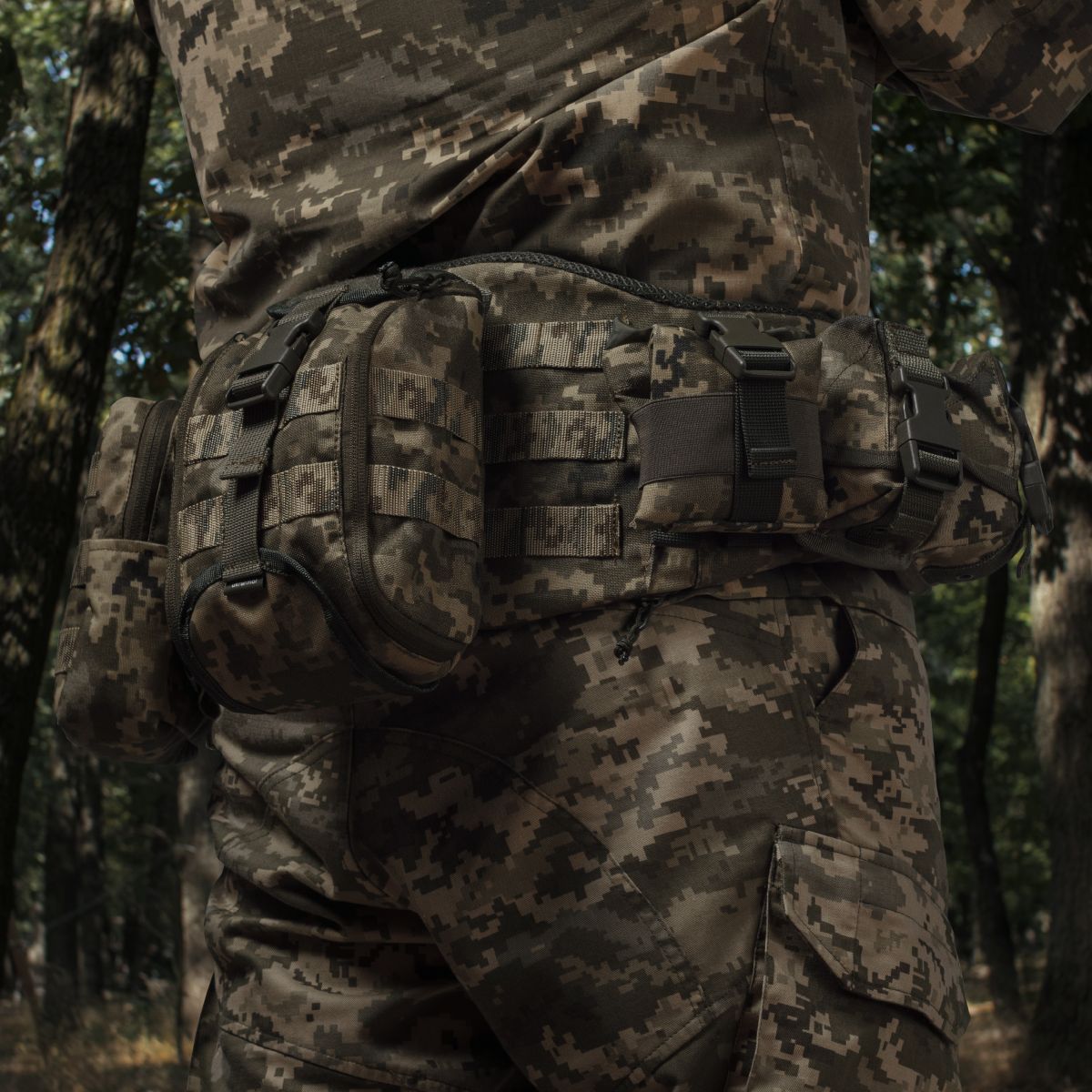 Комплект Modular Battle Belt S\M 2-го класса защиты. Тактический пояс с обвесами. Пиксель (мм-14) 6