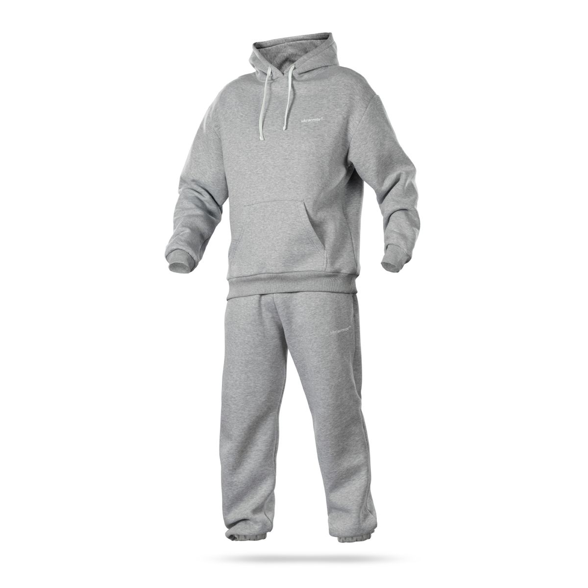 Спортивный костюм Ukrarmor Rush Hood&Pants однотонный спортивный костюм Ukrarmor. Серый