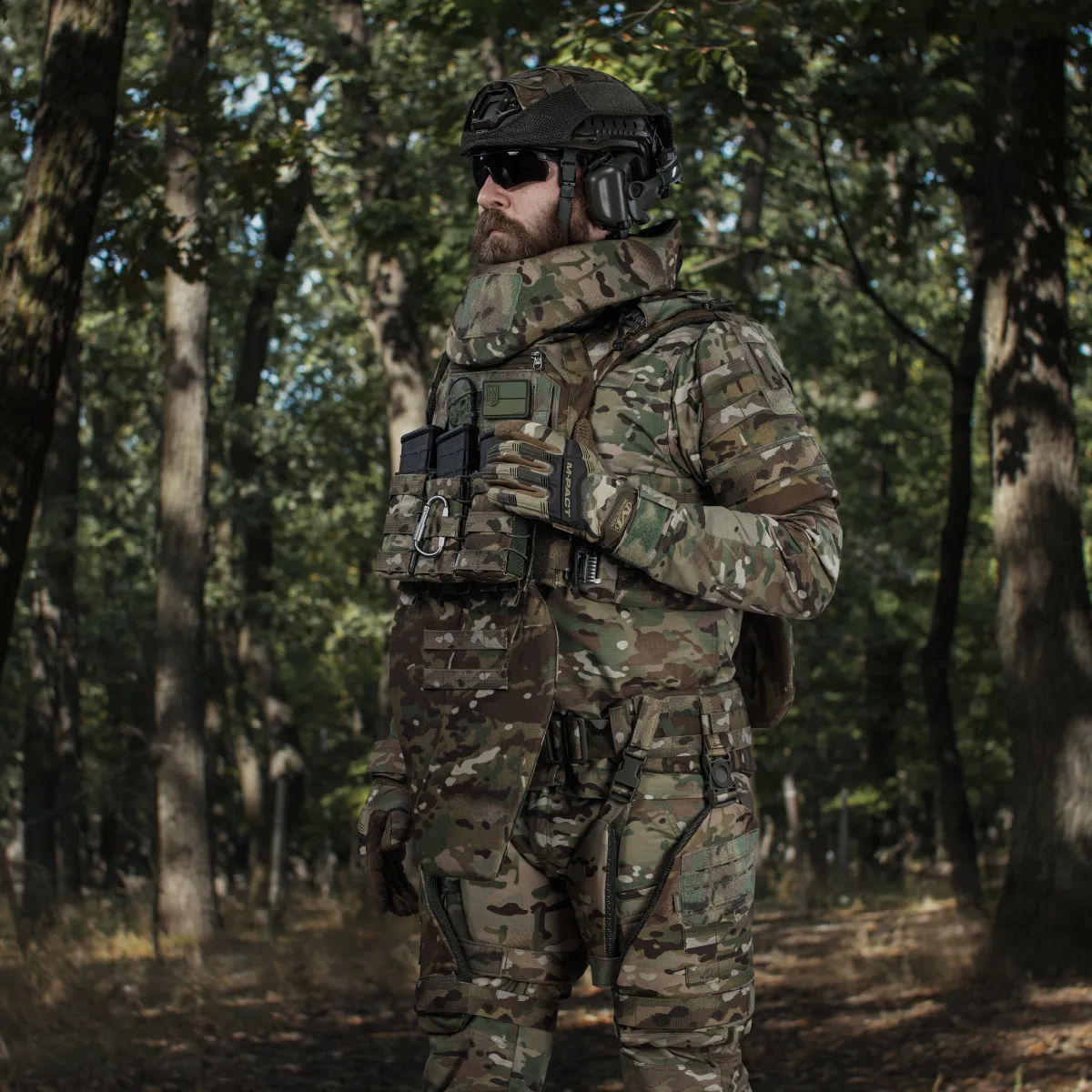Рукавички тактичні Mechanix M-Pact. Мультикам 7
