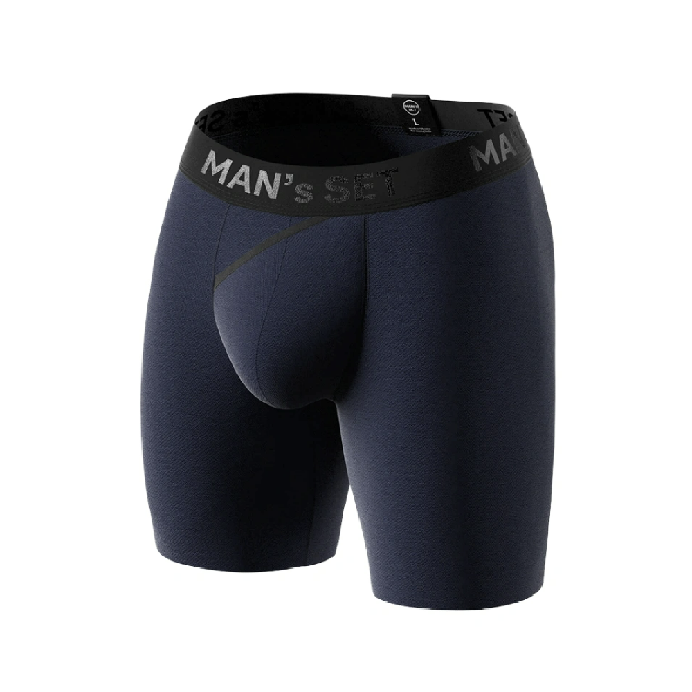 Трусы мужские анатомические Men's Set Anatomic Long 2.0 Black Series. Темно-синий