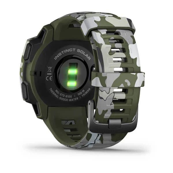 Смарт-годинник Garmin Instinct Solar Lichen Camo. Камуфляж 2