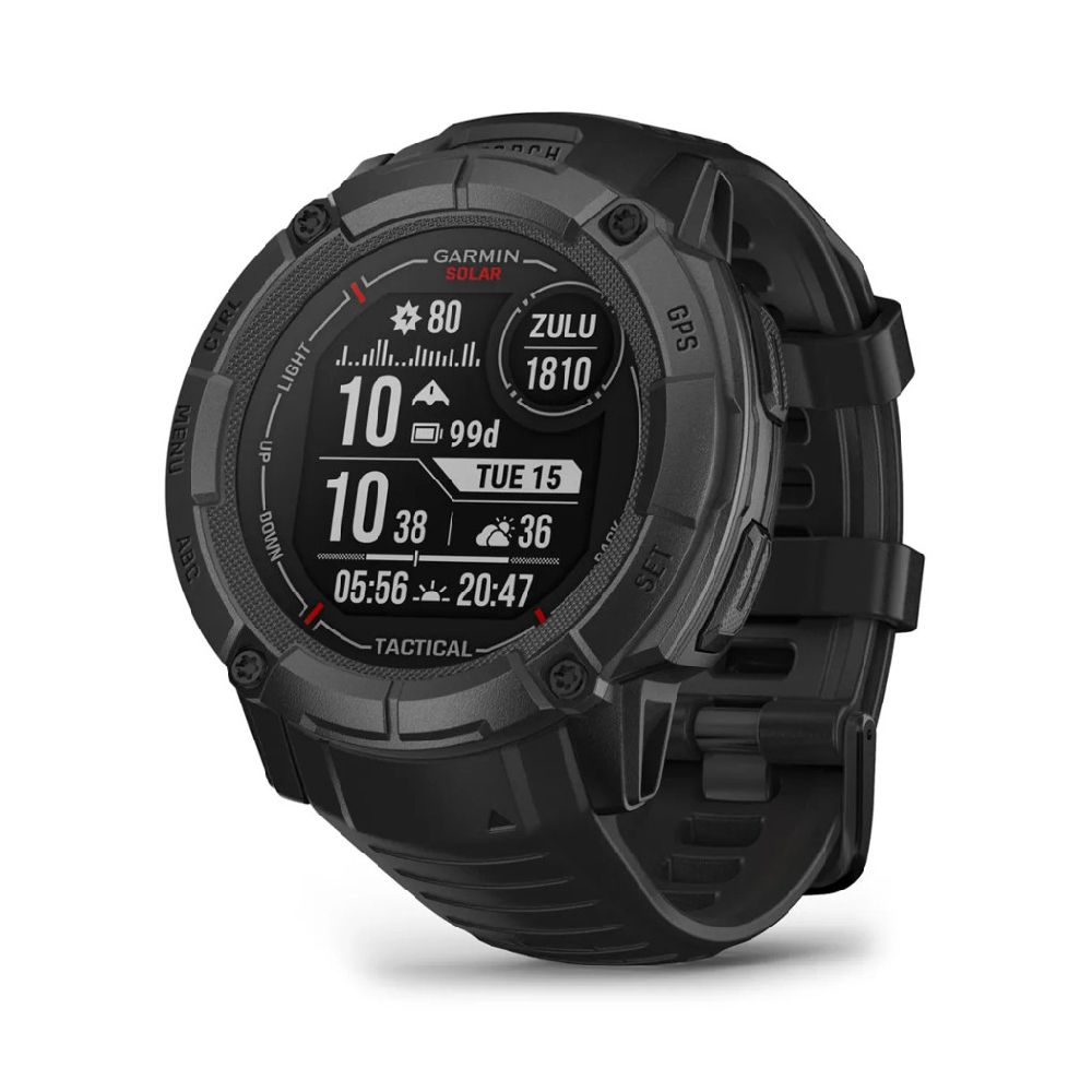 Смарт-часы Garmin Instinct 2X Solar Tactical Edition. Черный