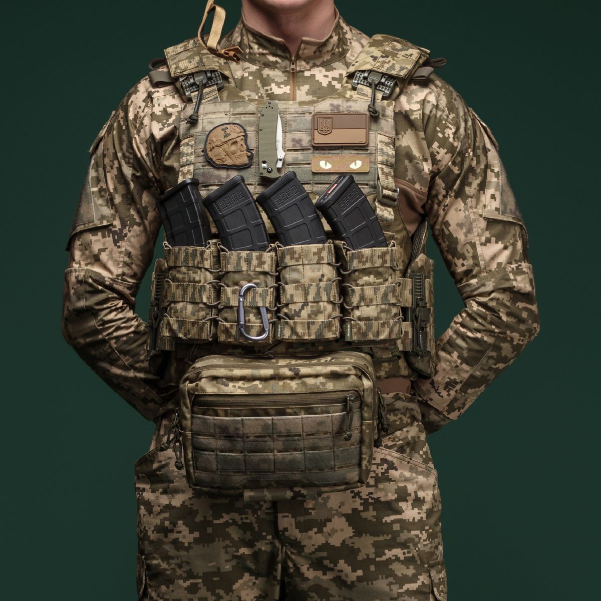 Тактическая рубашка Core Combat Shirt, длинный рукав, комбинированные материалы. Пиксель (мм-14). L 3