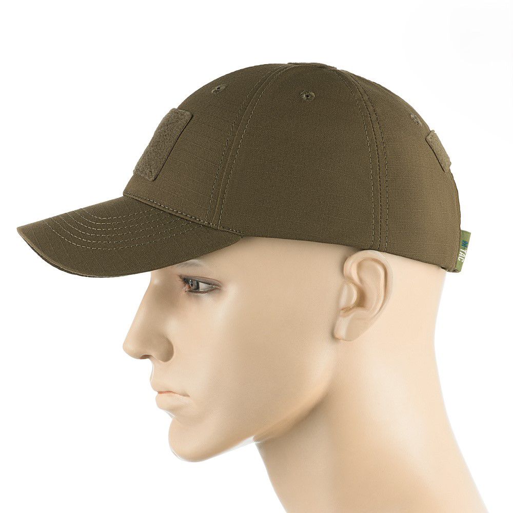Кепка (бейсболка) тактична M-Tac Elite Flex ріп-стоп. Темна олива 3
