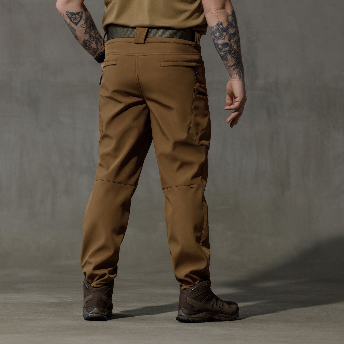 Softshell штаны Hawk Pants. Защита от ветра и влаги. Койот 5