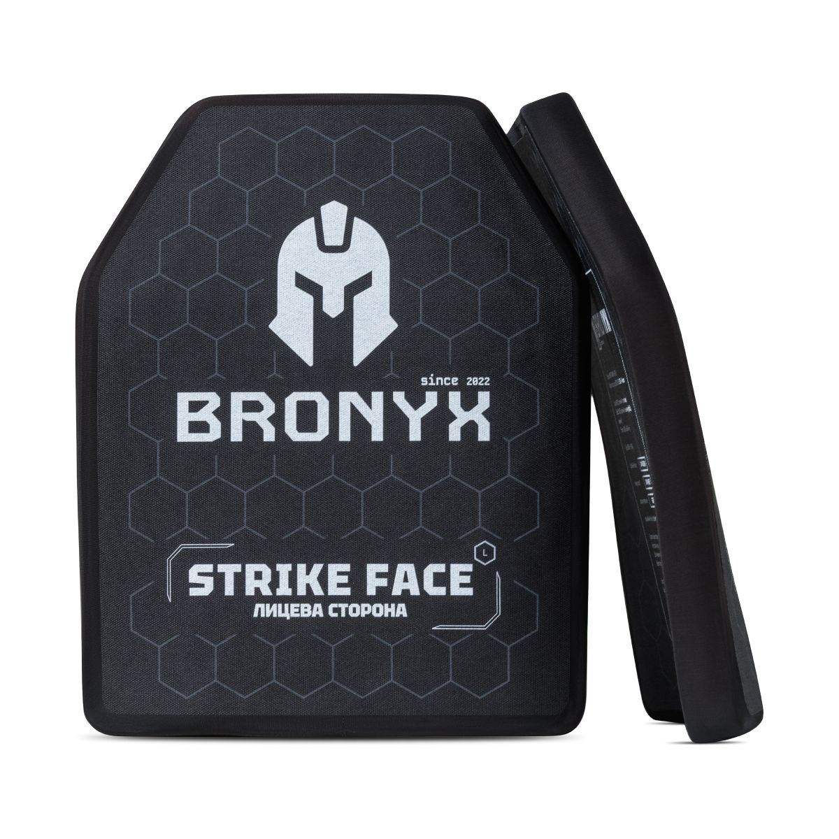 Керамическая бронеплита 4 класса Bronyx. Вес 2.5 кг. Размер L (26х33 см) 5