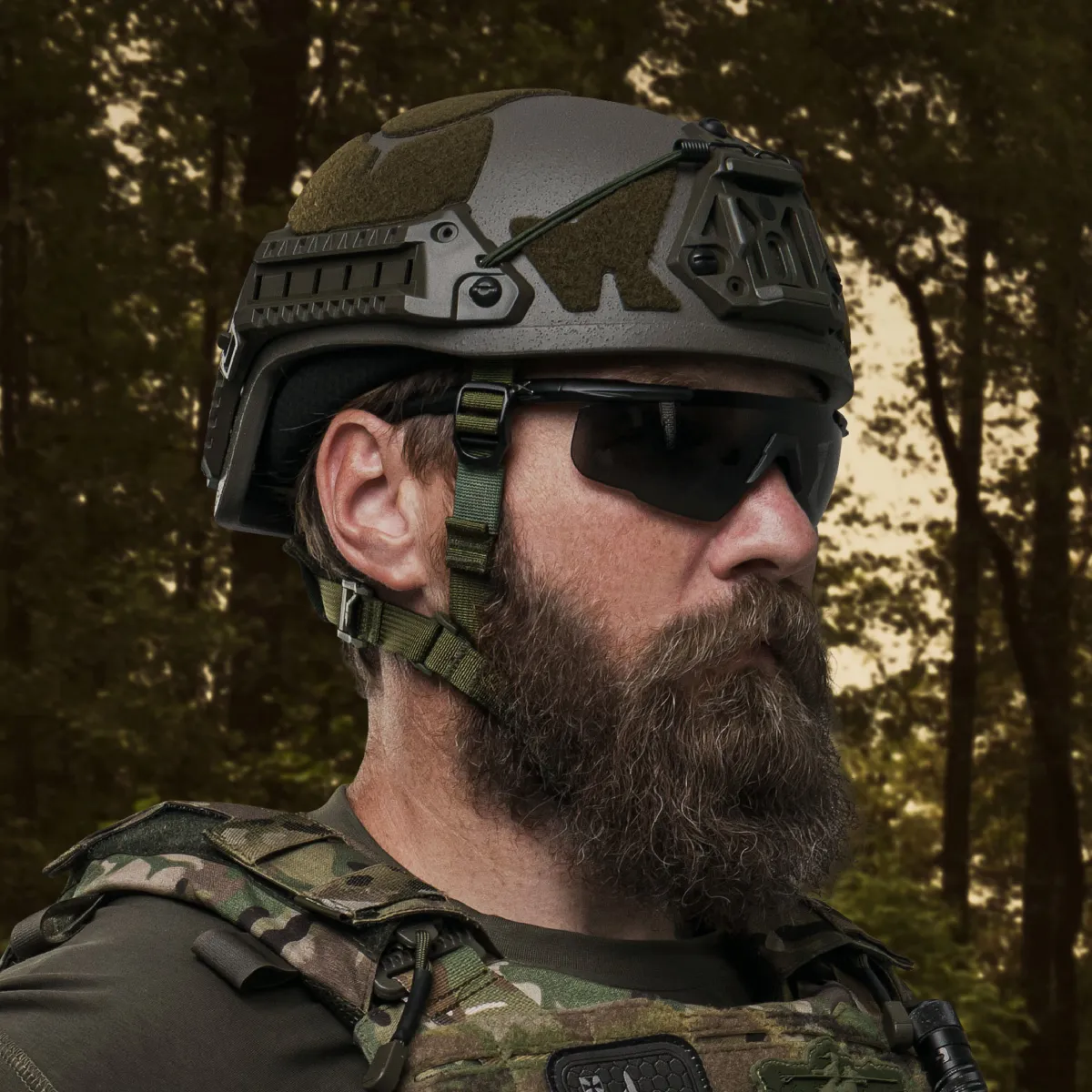 Балістичний шолом Sestan-Busch Helmet BK-ACH-HC олива. Розмір L 10