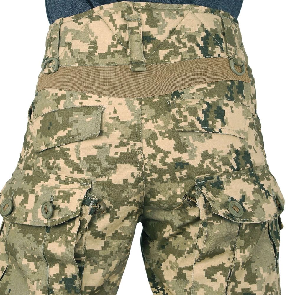 Военные тактические штаны MK-2. Сменные наколенники и более 8 карманов. Пиксель (мм-14) 11