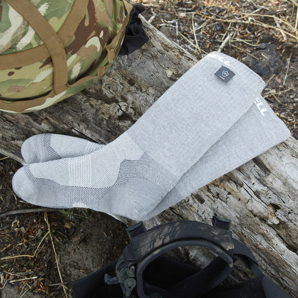 Водонепроникні шкарпетки DexShell Terrain Walking. Сірий. Розмір S (36-38) 3
