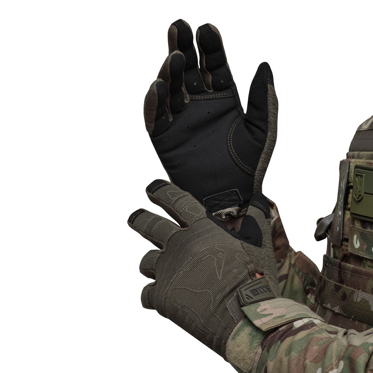 Тактичні рукавички 5.11 Tactical competition shooting 2.0. Колір Ranger green. XL 5