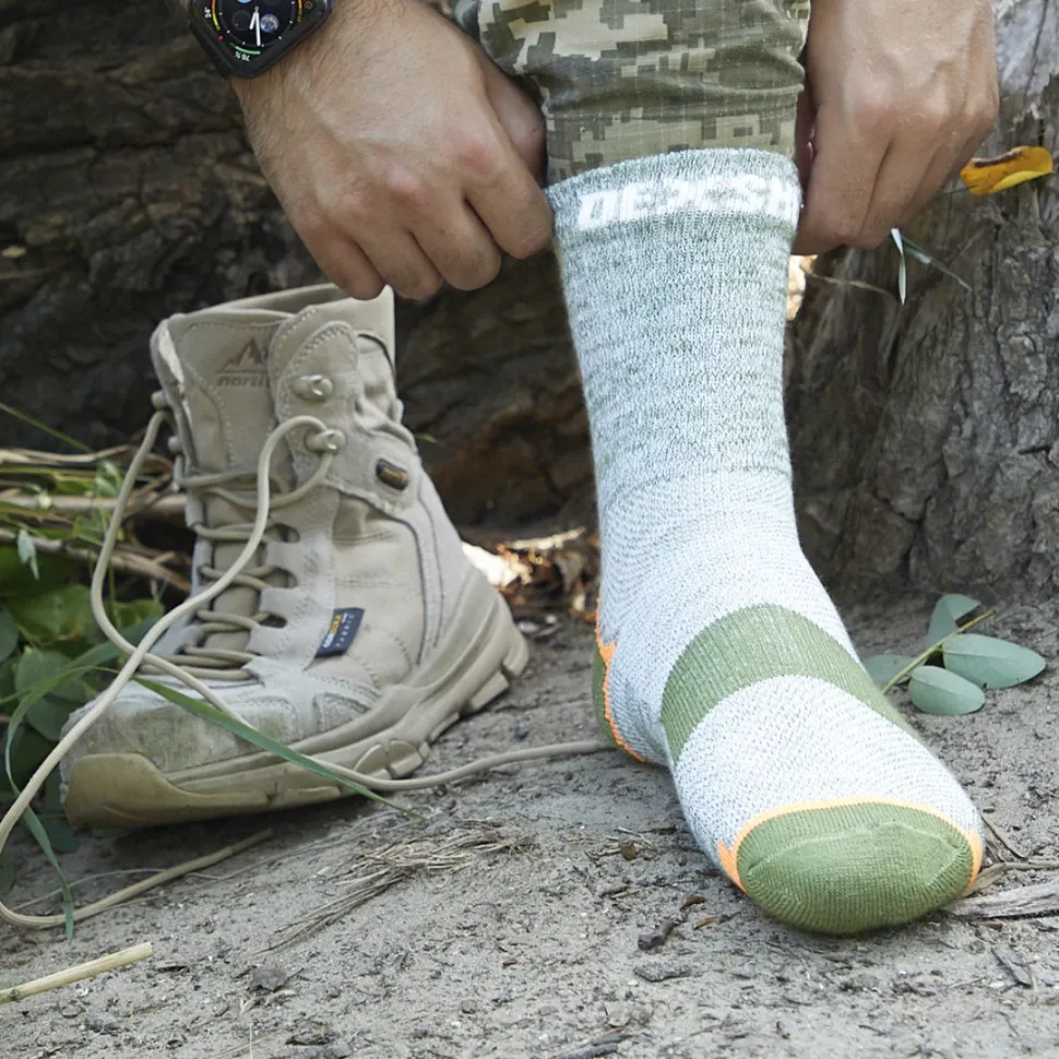 Водонепроникні шкарпетки DexShell Terrain Walking Ankle. Колір зелений 2