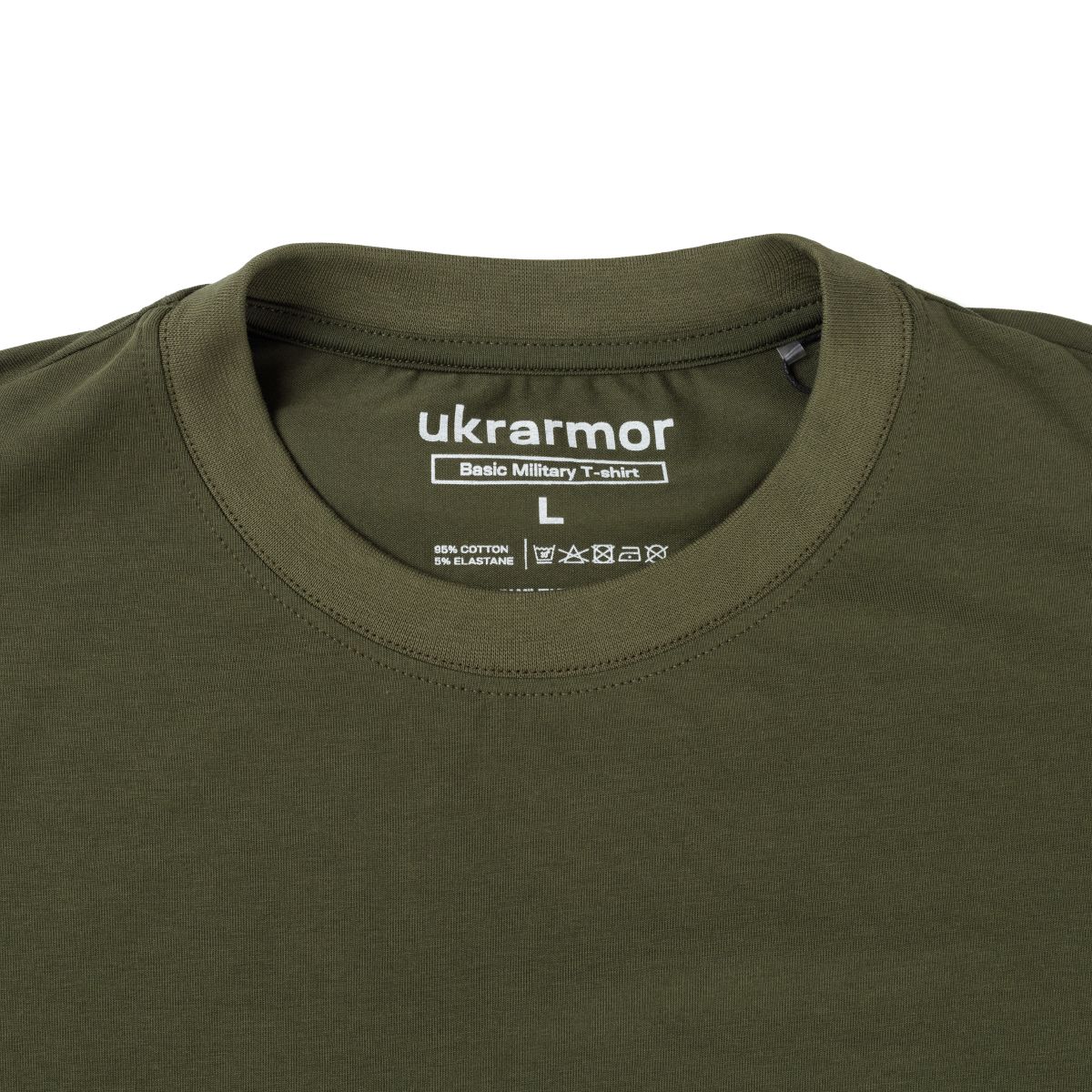 Комплект футболок (3 шт) Basic Military T-shirt 2.0. Cotton and Elastane. Олива 3