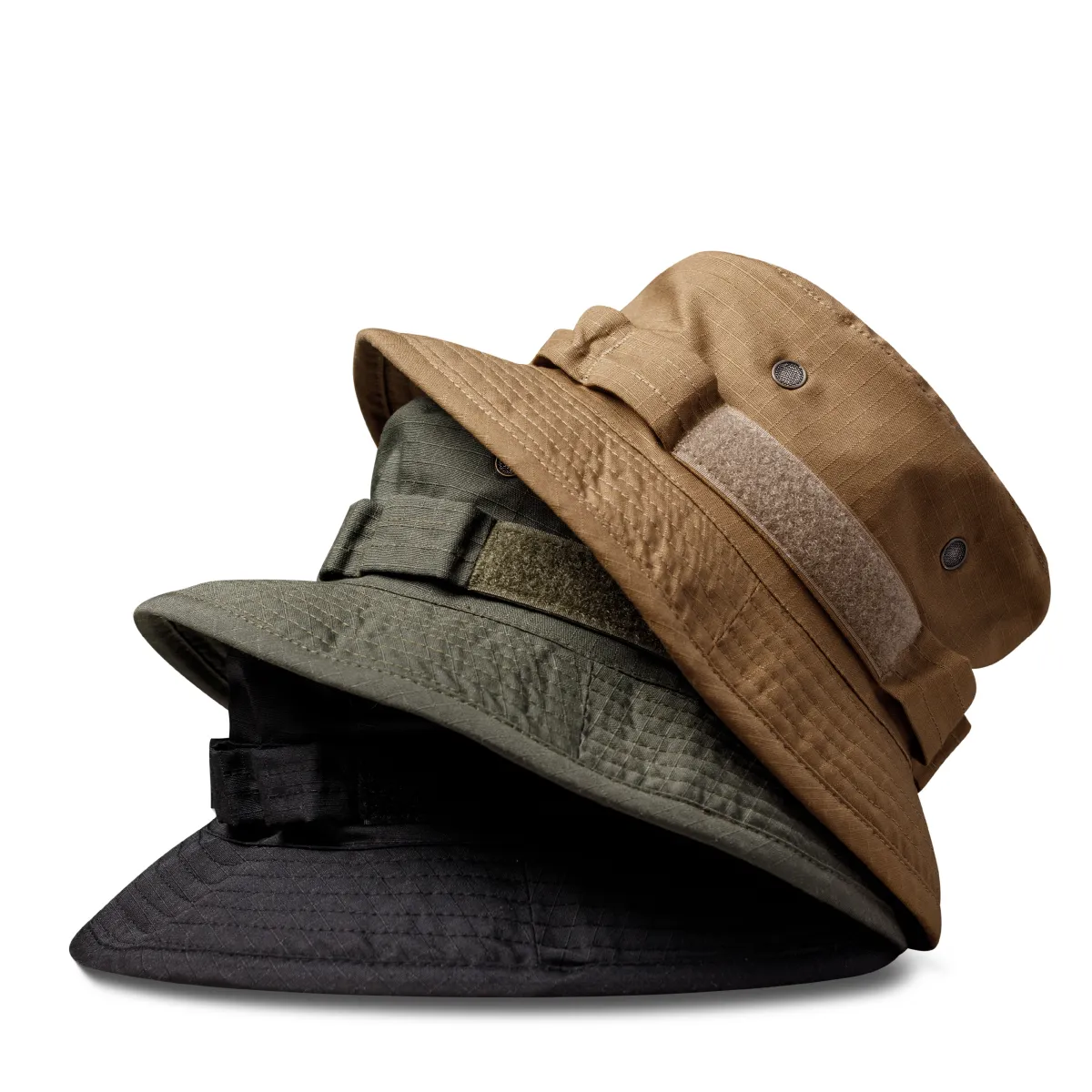 Капелюх тактичний Combat Hat (TDU ripstop). Колір Чорний 4