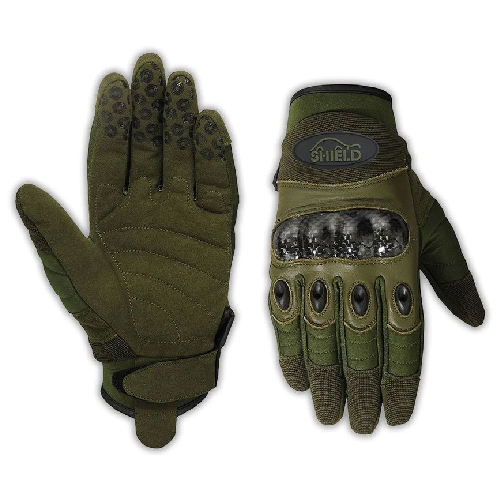 Перчатки тактические Shield Germany® Tactical Carbon Glove. ОливаL