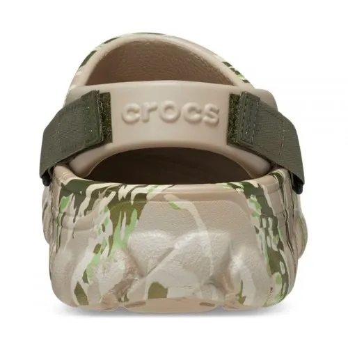 Кроксы сабо Crocs Offroad Sport Camo Clog (Cobblestone). Светлый камуфляж 3
