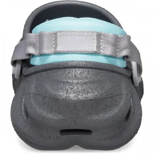 Крокси сабо Crocs Echo Sandstorm Clog (Slate Grey/Multi). Сірий 3