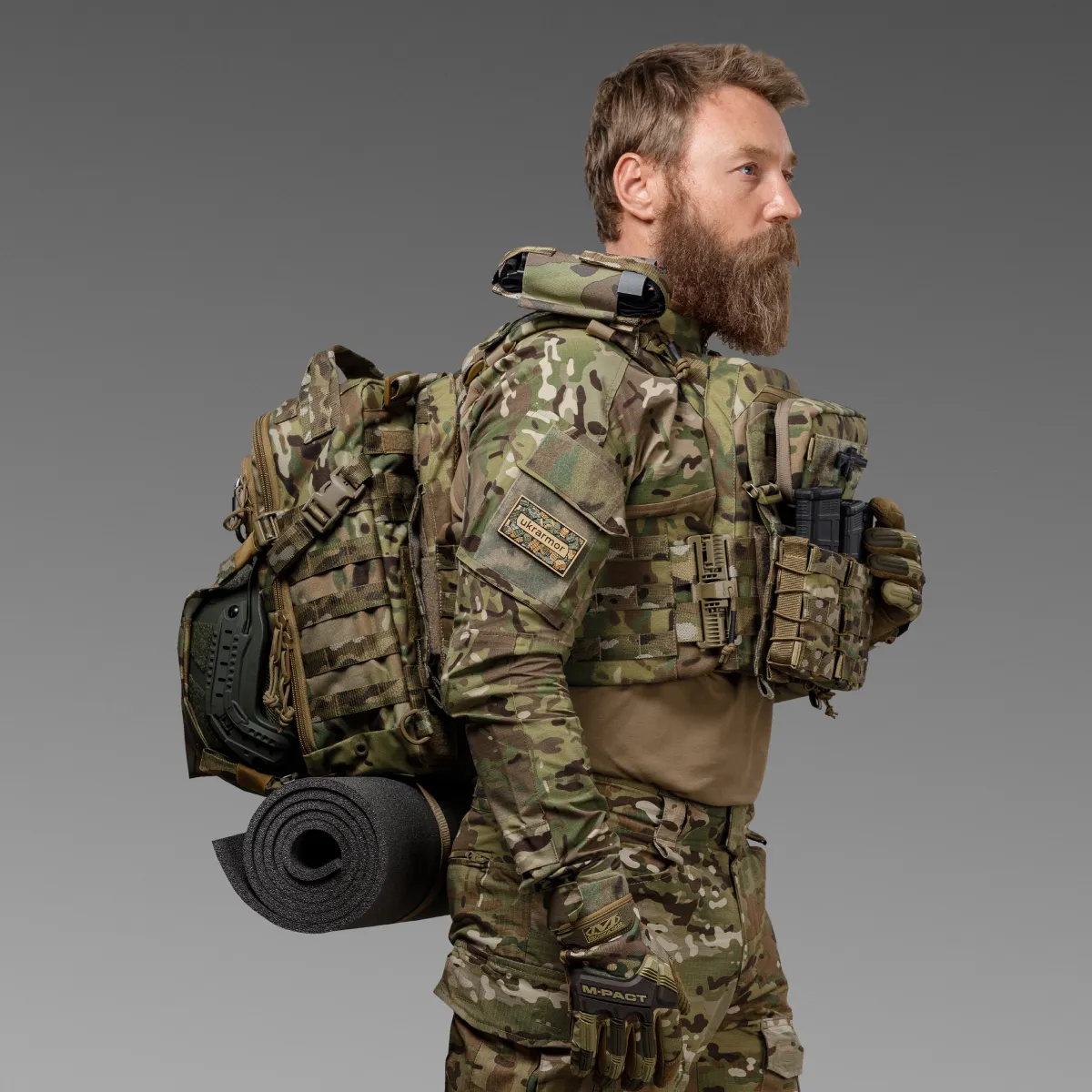 Тактичний рюкзак DP20 на 20 л. Cordura 1000D. Кріплення Molle. Мультикам 7