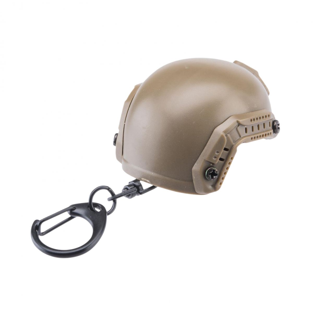 Брелок-открывалка в виде шлема TOR-D. Функциональный сувенир с карабином 4