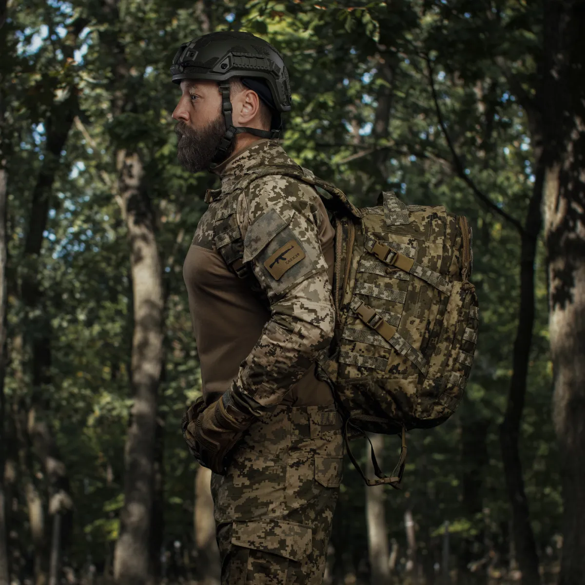 Тактичний рюкзак RANGER на 40 л. Піксель (мм-14). CORDURA 1000 8