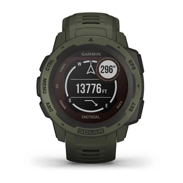 Смарт-годинник Garmin Instinct Solar Tactical MOSS. Олива 7