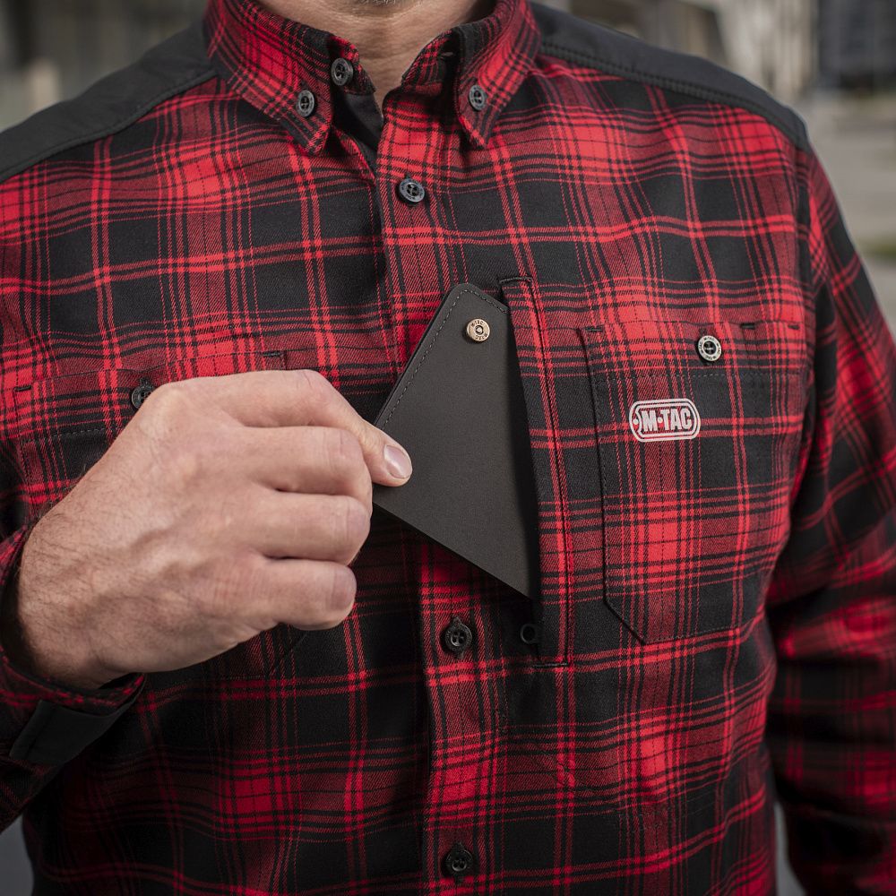 Рубашка M-Tac Redneck Shirt. Красный/Черный 6