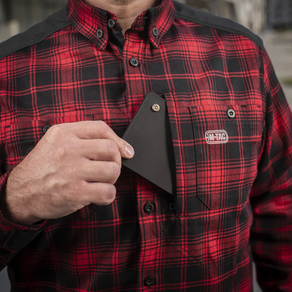 Сорочка M-Tac Redneck Shirt. Червоний/Чорний 6