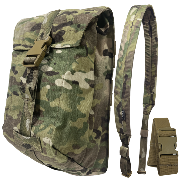 Подсумок для противогаза А.Т.А.К.А. Cordura 500D. Мультикам 4