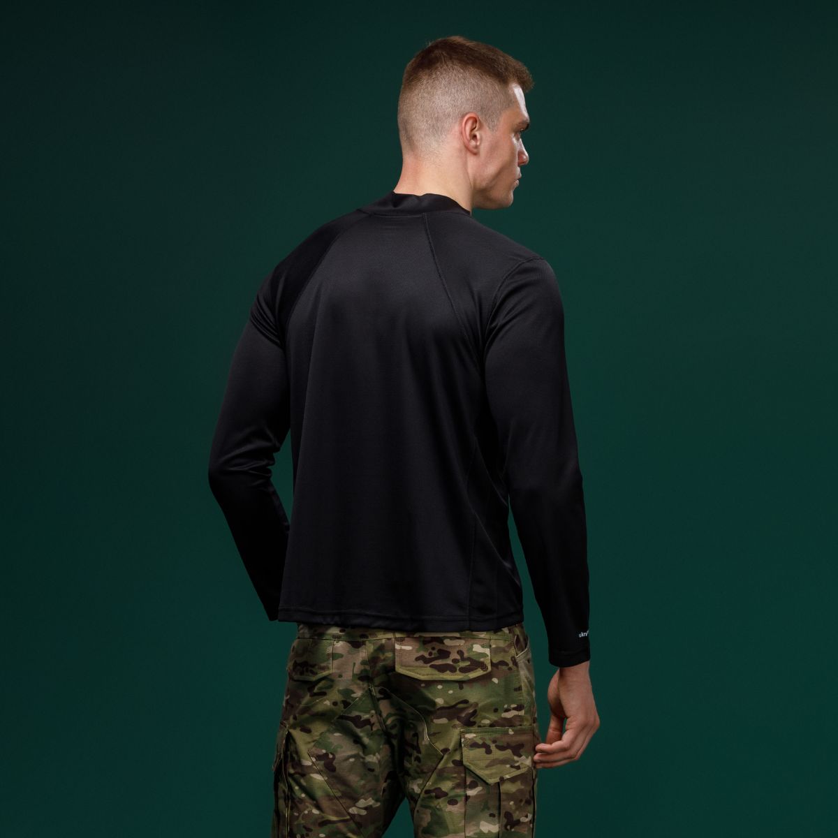 Тактическая рубашка Base Combat Shirt с длинным рукавом. Черный 6