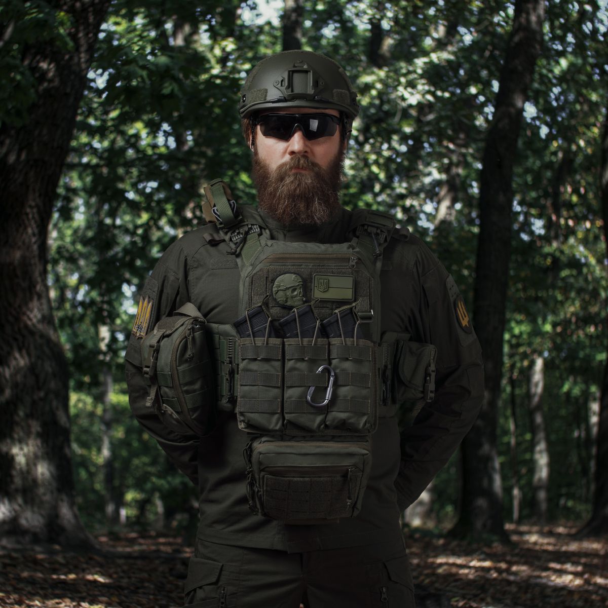 Комплект снаряжения Commando Elite Tactical Assault Kit. Под 25х30 см бронеплиты. Олива 2