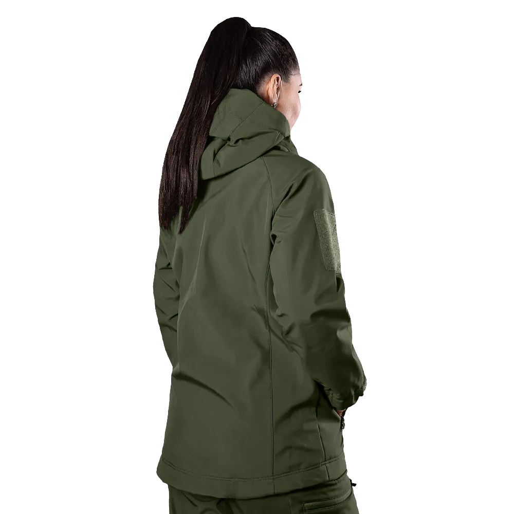 Тактична жіноча куртка Stalker SoftShell, Camotec. Олива 2