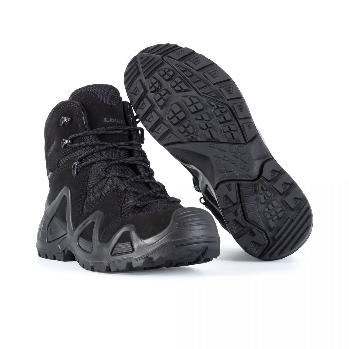 Тактичні черевики LOWA Zephyr GTX MID TF. Мембрана Gore-Tex®. Чорного кольору 6