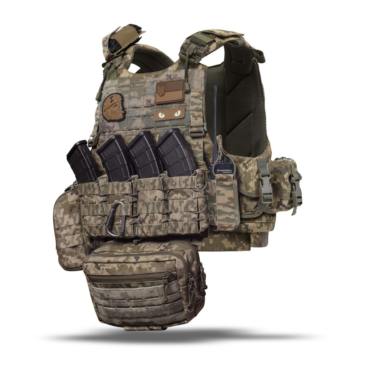 Комплект снаряжения Vest Full (based on IBV) L/XL 2-го класса защиты. Пиксель(мм-14)