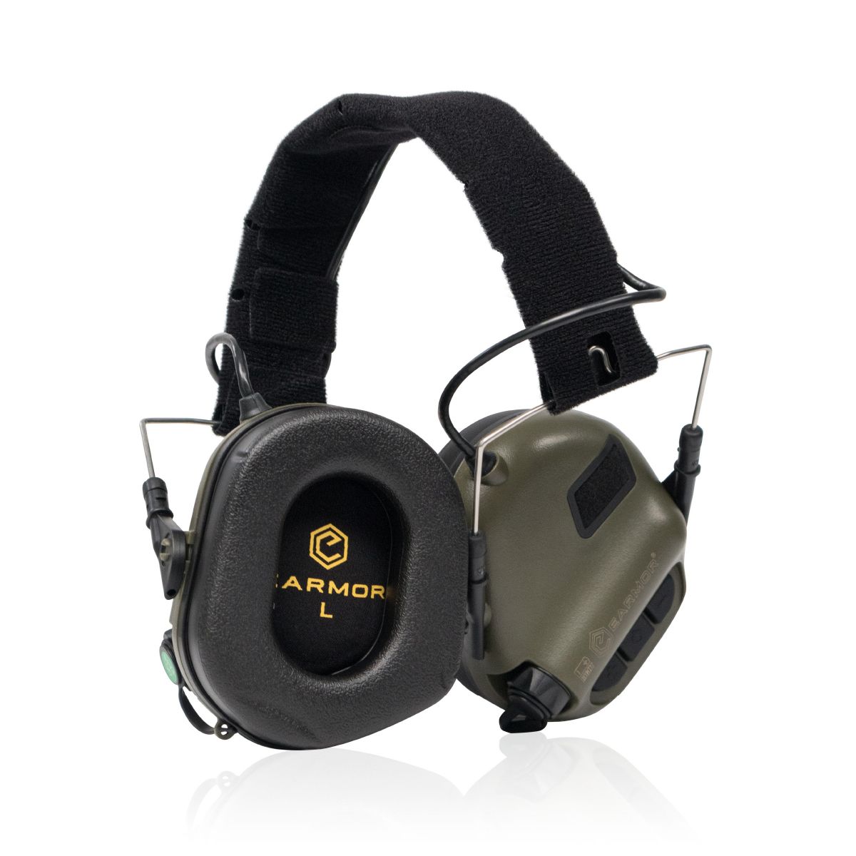 Активні навушники Earmor М31. Олива. Захист IPX-5, ударостійкі 7