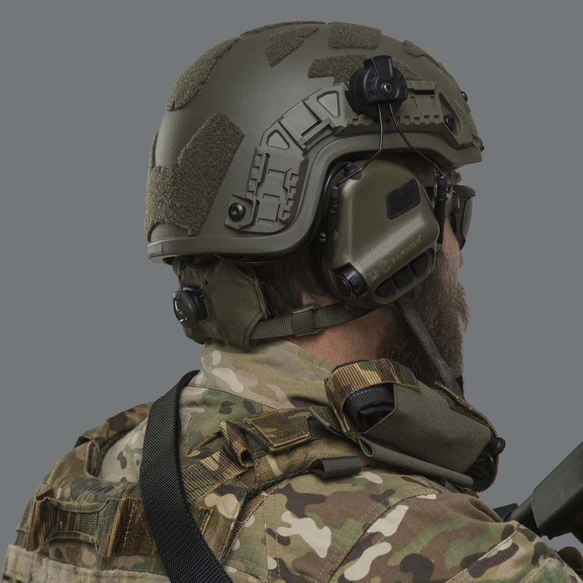 Кріплення-адаптер М11 для навушників Earmor M31/M32 на шоломи з рейковим кріпленням ARC. 3