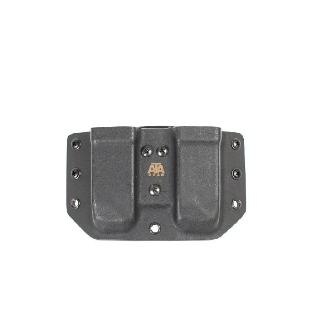 Подвійний паучер Ata-Gear Double pouch Ver. 1 для зброї Glock-17/22/47. Чорний