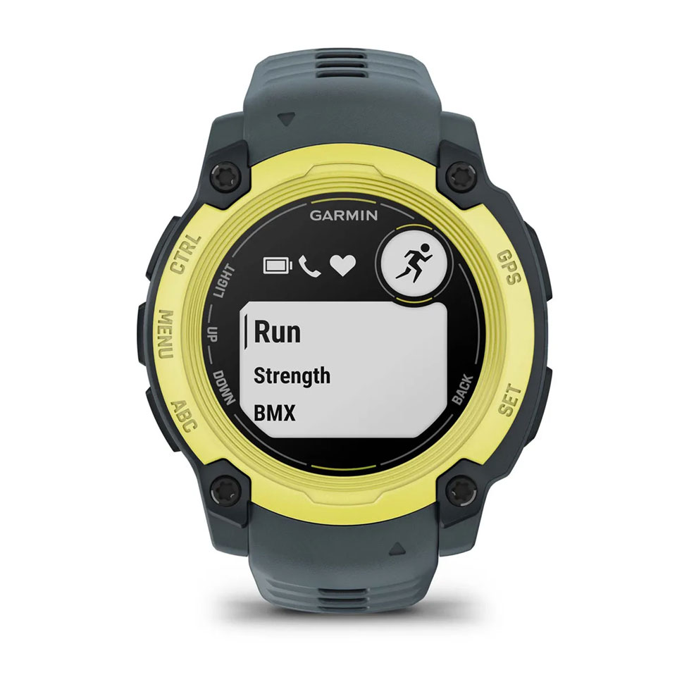 Смарт-годинник Garmin Instinct E, 40 mm. Жовто-Сірий 10
