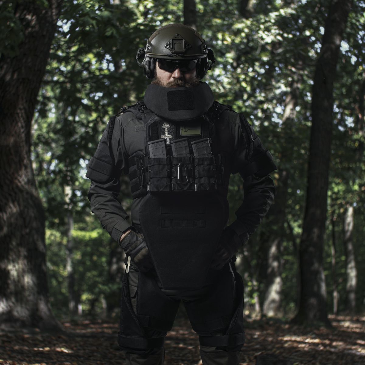 Бронекостюм TAG Pro Level II (Tactical Armored Gear). Клас захисту – 2. Чорний 3