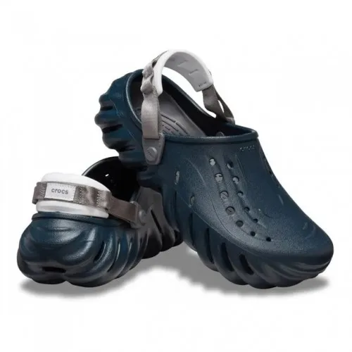 Кроксы сабо Crocs Echo Clog (Nightfall). Темно-синий 2