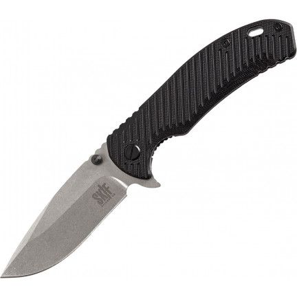 Нож раскладной SKIF Sturdy II SW, длина 217 мм. Рукоятка G10. Цвет черный 3