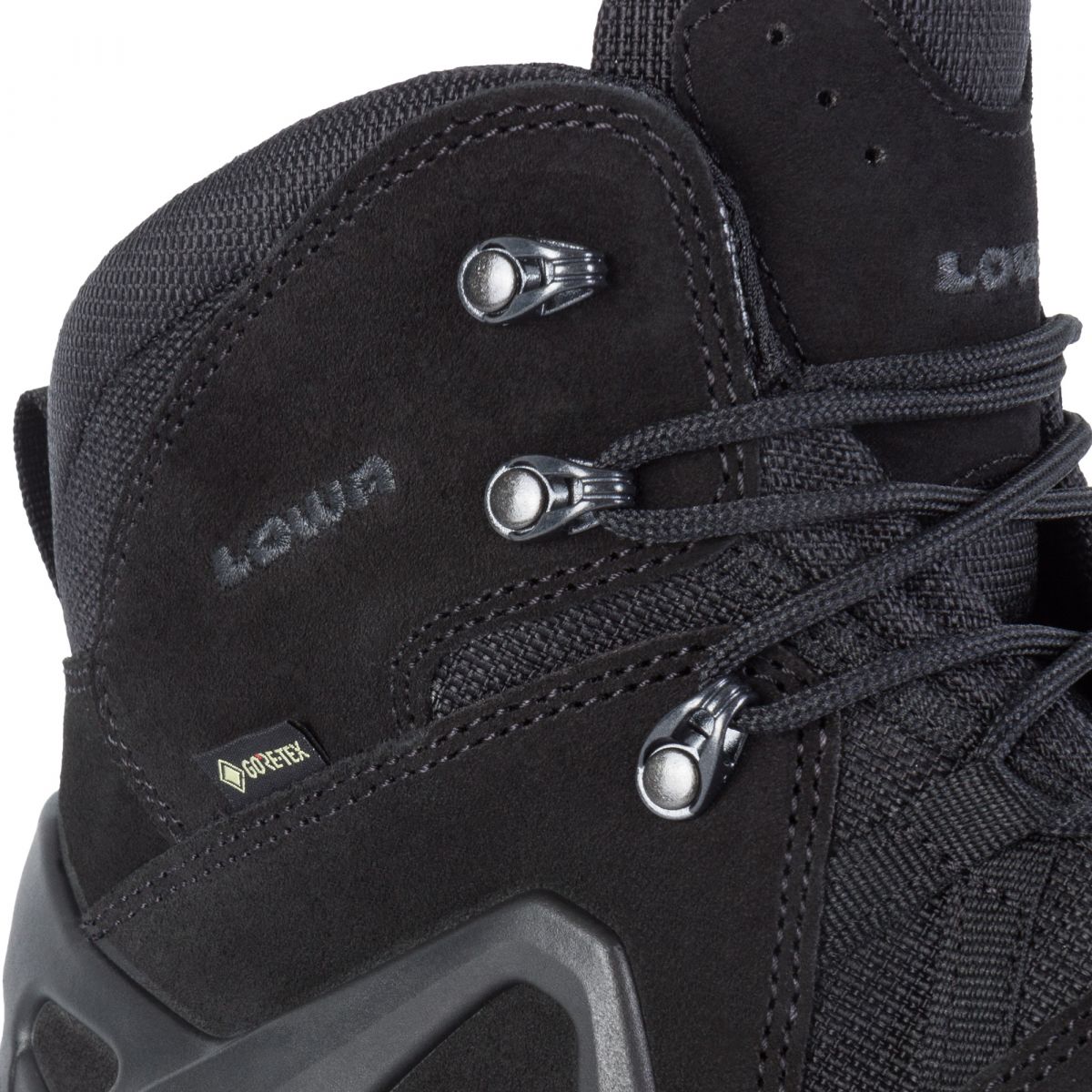 Тактичні черевики LOWA Zephyr GTX MID TF. Мембрана Gore-Tex®. Чорного кольору 7