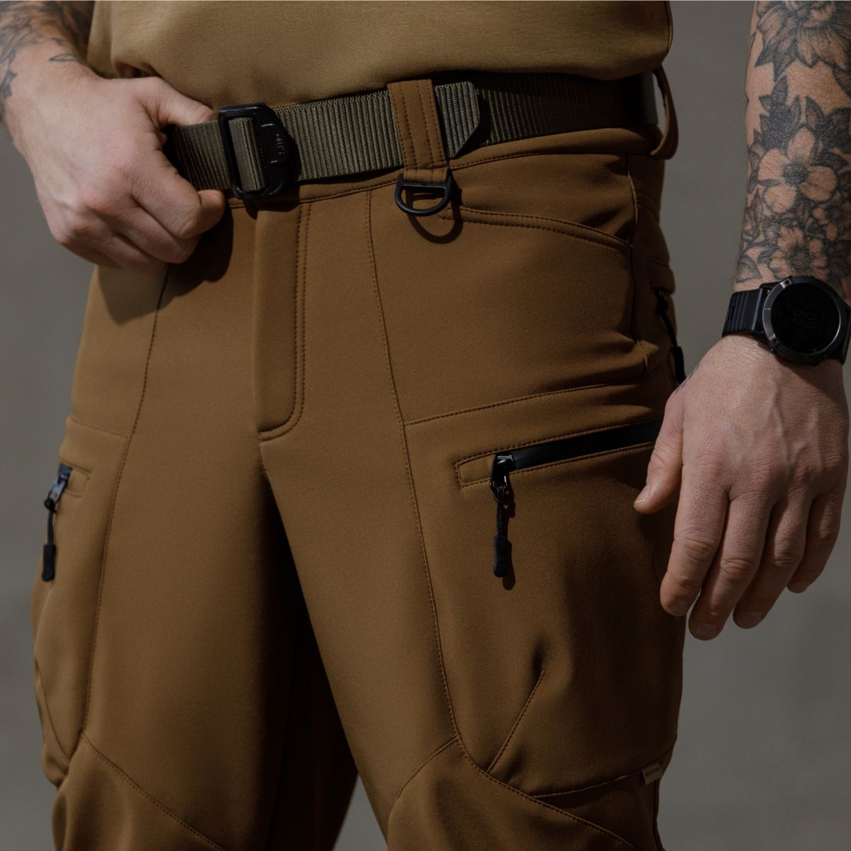 Softshell штаны Hawk Pants. Защита от ветра и влаги. Койот 3