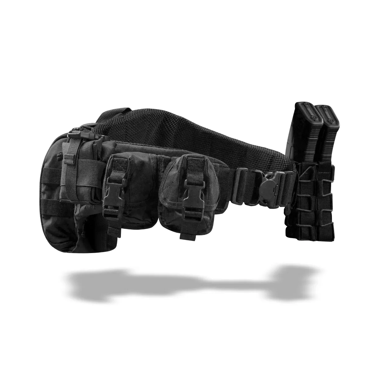 Комплект Modular Battle Belt S/M 2-го класу захисту. Тактичний пояс з обвісами. Чорний 2