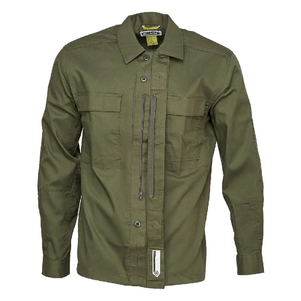 Рубашка First Tactical Men's V2 BDU Long Shirt. Олива 2